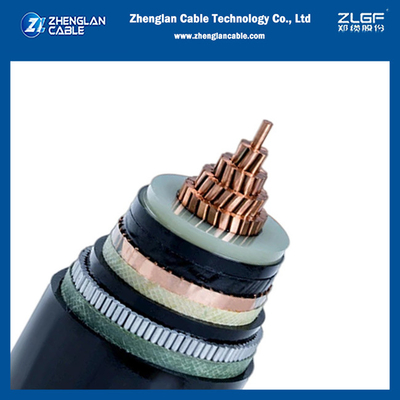 30KV 中電圧電源ケーブル XLPE/PVC 絶縁 SWA/STP armour1x25mm2 単心 MV 銅