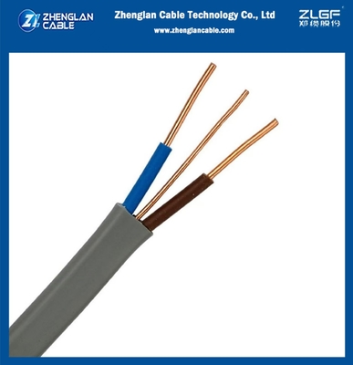 ツインケーブル 2コアとアース 2x1.5mm2+1mm2, 2x2.5mm2+1.5mm2 CU/PVC/PVC 300/500V