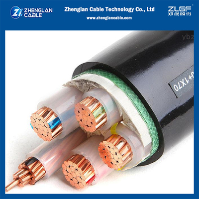 1KV 4.5コア 電源ケーブル 4x150+1x70mm2 CU/XLPE/PVC IEC 60502-1