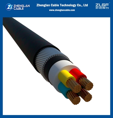 0.6/1kv LV低電圧 SWA 装甲式地下ケーブル 4x95mm2 CU/XLPE/PVC/SWA/PVC IEC60520-1