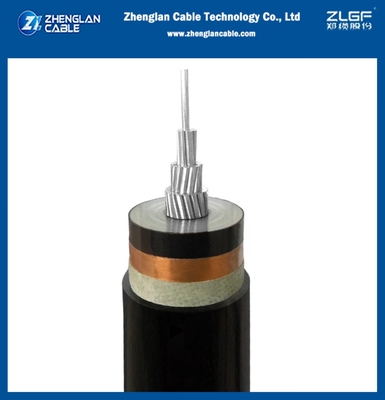 21/35kV 中圧電源ケーブル 装甲のないアルミケーブル 1x185mm2 AL/SC/XLPE/SC/CTS/PVC IEC 60502-2
