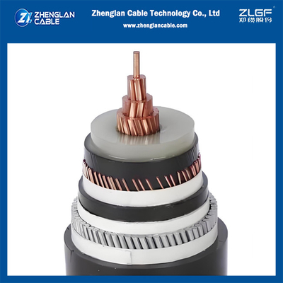 8.7/15kv 中圧電源ケーブル AWA 装甲ケーブル 1x120/16mm2 Cu/SC/XLPE/SC/CWS/PVC/AWA/PVC IEC 60502-2