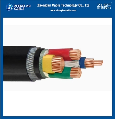 0.6/1kv CU/XLPE/SWA/PVC LV電源ケーブル 地下ケーブル XLPE 絶縁鋼鉄線 装甲 4x70sqmm IEC60502-1