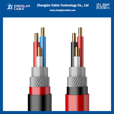 0.6/1kv SWA装甲ケーブル Cu/pvc/pvc/swa/pvc 3x6mm2 IEC60502-1 / IEC60228