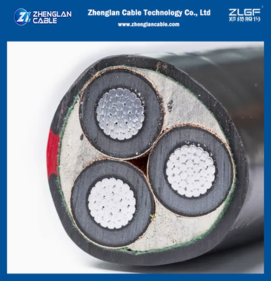 11kv 15kv 20kv 33kv 35kv 中圧電源ケーブル 3コア 銅 アルミ導体 XLPE 断熱型 装甲型 LSZH 電源ケーブル XLPEケーブル