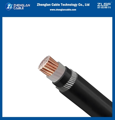 低電圧電源ケーブル アルミニウムワイヤ装甲 CU/XLPE/PVC/AWA/PVC 0.6/1KV 1x300mm2 IEC60502-1