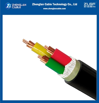 Xlpe 断熱 装甲なし 低電圧銅地下ケーブル 0.6/1kv 3x95mm2 IEC60502-1 CU/XLPE/PVC