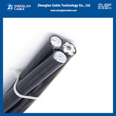 1KV ABCケーブルトリプル AAC/XLPE+ACSR/XLPE 2x2AWG+2AWG ASTM S76-474