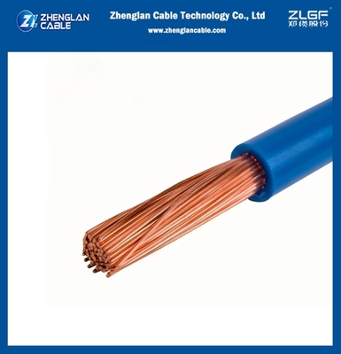 H07V-K 銅導体 PVCワイヤ CU/PVCクラス 5 450/750V 2.5mm2 銅ワイヤ Pvc 隔熱 90°C IEC60227