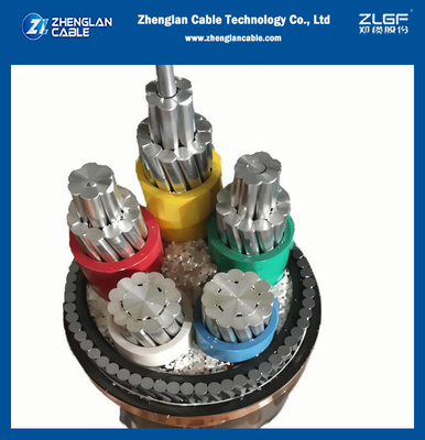 NA2XRY YJLV32 0.6/1KV LV CU/AL XLPE 隔熱 SWA PVC カーブ 3 コア 95mm2 電源ケーブル