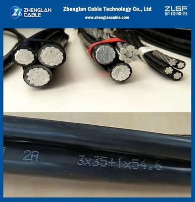 AAAC オーバーヘッド 絶縁ケーブル 0.6/1kV XLPE PE PVC CCC CE ISO 認定