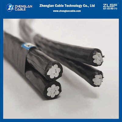2x16mm2 0.6/1KV XLPE 断熱式上部電線 空中電線 NFC 33-209