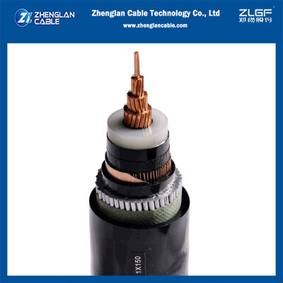 12/20KV 銅コア XLPE 断熱型AWA 装甲型中電圧電源ケーブル