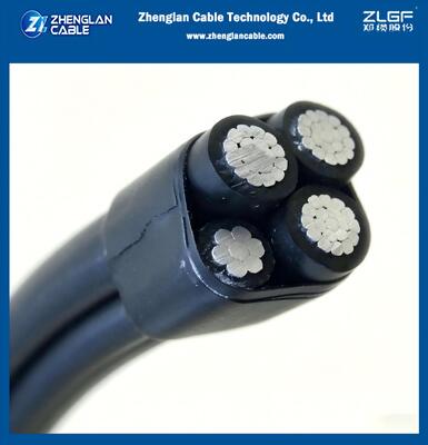 1KV ABCケーブル 3x95+50mm2 アルミコア XLPE 絶縁 アルミ合金 XLPE 絶縁 AAC/XLPE+AAAC/XLPE ASTM B231