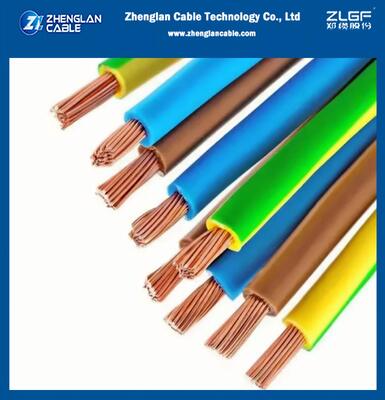 450/750V BV 300mm2 シングルコア 固体銅 PVC 絶縁電線 IEC 60228