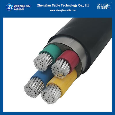 CABO BT 0.6/1kV LVAV 4x150mm2 Aluminium PVC Insulated PVC Sheathed Steel Tape Armoured Underground Cable IEC60502-1
