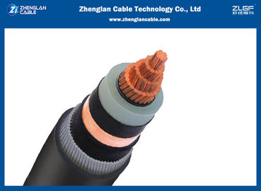 炎-抑制剤の地下の銅ケーブル30kv 1Cx240sqmm Cu/Xlpe/Cts/Pvc/Awa/Pvc