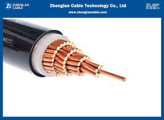 0.6/1KV LV 1C 電源ケーブル (外装なし) CU/AL PVC/XLPE IEC 60502 に準拠した絶縁ケーブル (CU/XLPE/LSZH/DSTA/NYBY/N2XBY)