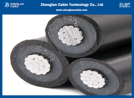Conductorアルミニウム ポリ塩化ビニール/XLPE 11kV - 35kV Overhead Insulated Cable ISO IEC60502